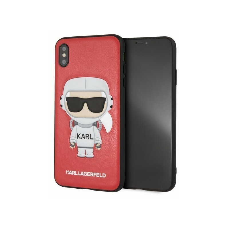 Karl Lagerfeld Distributor - 3700740435847 - KLD048RED - Karl Lagerfeld KLHCI65KSCORE iPhone Xs Max hardcase red Karl Space Cosmonaut - B2B homescreen