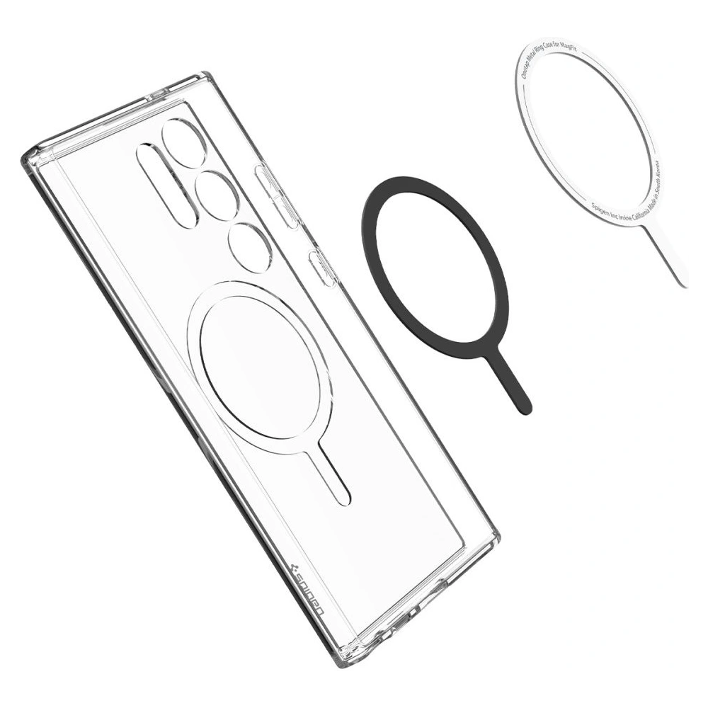 Hurtownia GSM - Etui Spigen Ultra Hybrid Onetap Ring MagSafe Samsung Galaxy S24 Ultra Fehér - SPN3235 - {ean13} - Hurt