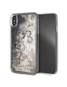 Karl Lagerfeld KLHCI65KSICGO iPhone Xs Max goldene/hard case Iconic Liquid Glitter