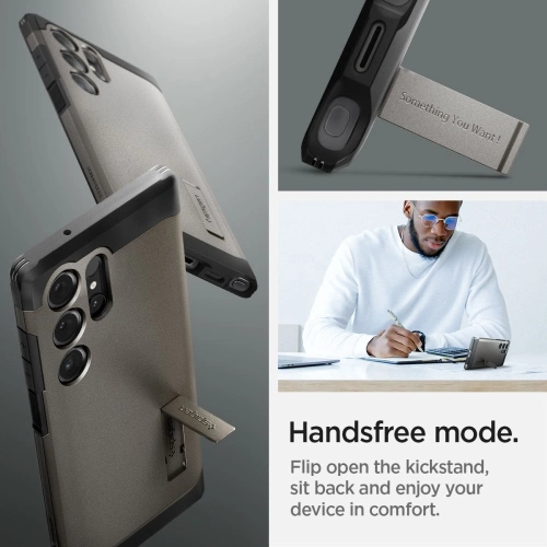 Etui Spigen Tough Armor Samsung Galaxy S24 Ultra Gunmetal