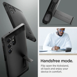 Hurtownia GSM - Case Spigen Tough Armor Samsung Galaxy S24 Ultra Schwarz - SPN3239 - {ean13} - Hurt