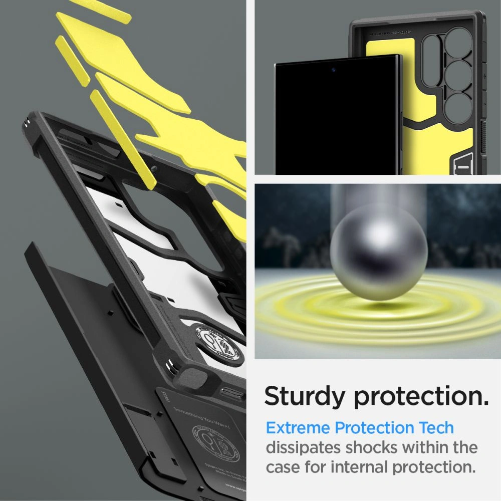 Hurtownia GSM - Etui Spigen Tough Armor Samsung Galaxy S24 Ultra černé - SPN3239 - {ean13} - Hurt