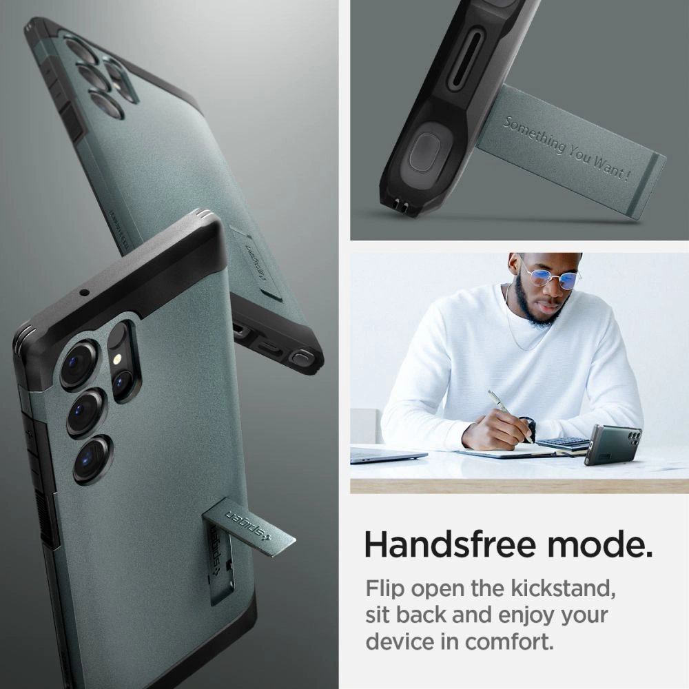 Hurtownia GSM - Case Spigen Tough Armor Samsung Galaxy S24 Ultra Abyss Grün - SPN3240 - {ean13} - Hurt