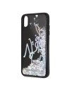 Hurtownia GSM - Karl Lagerfeld KLHCI65KSIGMU iPhone Xs Max negru/black hard case Signature Liquid Glitter Sequins - KLD050BLK - {ean13} - Hurt