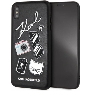Hurtownia GSM - Karl Lagerfeld KLHCI65PIN iPhone Xs Max Hardcase schwarz/black Pins - KLD052BLK - {ean13} - Hurt
