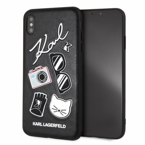 Karl Lagerfeld KLHCI65PIN iPhone Xs Max hardcase czarny/black Pins