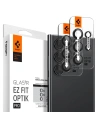 Tvrzené sklo na zařízení Spigen Optik.tr ez Fit Camera Protector Samsung Galaxy S24 Ultra Černé [2 PACK]