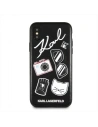 Hurtownia GSM - Karl Lagerfeld KLHCI65PIN hardcase pentru iPhone Xs Max negru/black Pins - KLD052BLK - {ean13} - Hurt