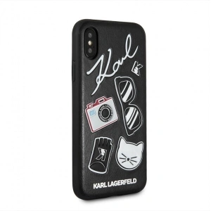 Hurtownia GSM - Karl Lagerfeld KLHCI65PIN iPhone Xs Max Hardcase schwarz/black Pins - KLD052BLK - {ean13} - Hurt
