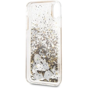 Hurtownia GSM - Karl Lagerfeld KLHCI65ROGO iPhone Xs Max schwarz-gold/hard case Glitter - KLD053BLKGLD - {ean13} - Hurt