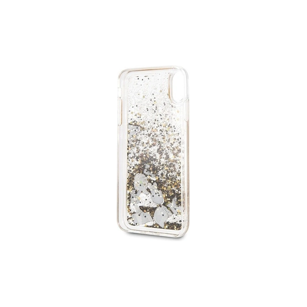 Hurtownia GSM - Karl Lagerfeld KLHCI65ROGO iPhone Xs Max czarno-złoty/black & gold hard case Glitter - KLD053BLKGLD - {ean13} - Hurt