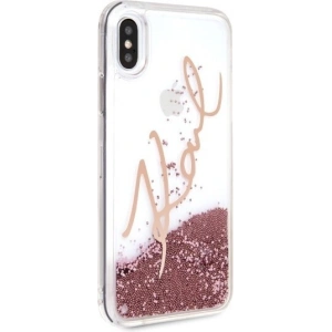 Hurtownia GSM - Karl Lagerfeld KLHCI65SGPI iPhone Xs Max rosa-goldene/pink gold Hardcase Signature Liquid Glitter - KLD054RS - {ean13} - Hurt