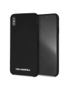 Karl Lagerfeld KLHCI65SLBKS iPhone Xs Max  hardcase black Silicone