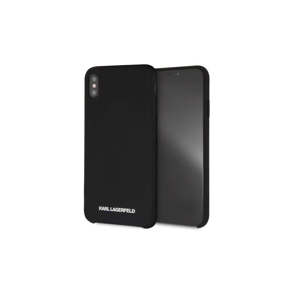 Hurtownia GSM - Karl Lagerfeld KLHCI65SLBKS iPhone Xs Max hardcase czarny/black Silicone - KLD055BLK - {ean13} - Hurt