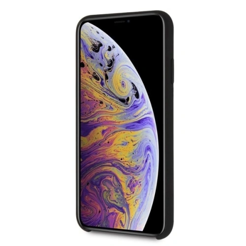 Karl Lagerfeld KLHCI65SLFKBK iPhone Xs Max  hardcase czarny/black Silicone Iconic