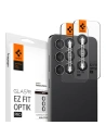 Gehärtetes Glas für die Spigen Optik.tr ez Fit Kamera Schutz Samsung Galaxy S24+ Plus Schwarz [2 PACK]