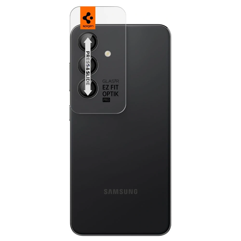 Hurtownia GSM - Tvrzené sklo na aparát Spigen Optik.tr ez Fit Camera Protector Samsung Galaxy S24+ Plus Black [2 PACK] - SPN3265 - {ean13} - Hurt