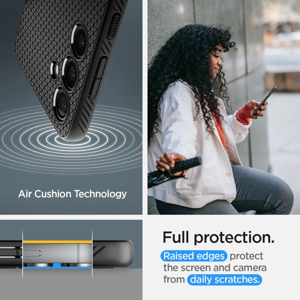 Hurtownia GSM - Etui Spigen Liquid Air Samsung Galaxy S24 Matná černá - SPN3267 - {ean13} - Hurt