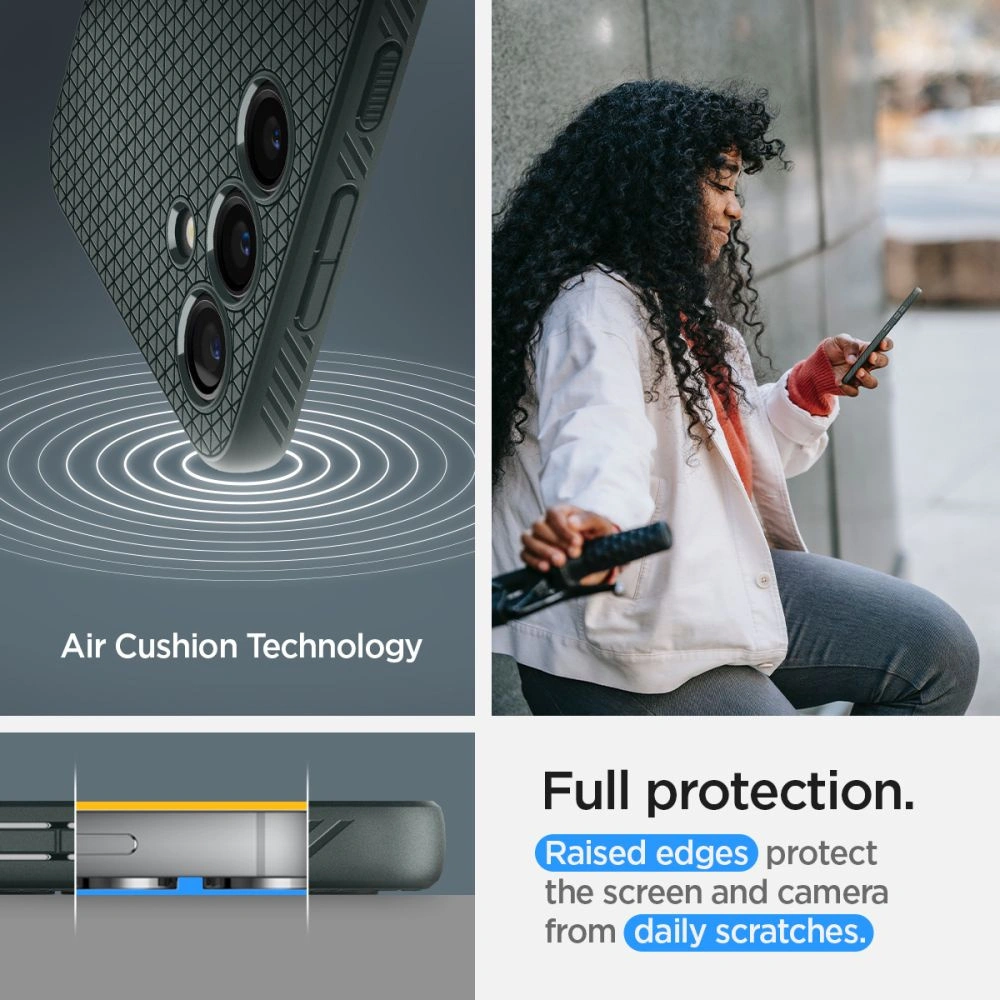 Wholesale Spigen Liquid Air Samsung Galaxy S24 Abyss Green - SPN3268 - {ean13} - Hurt