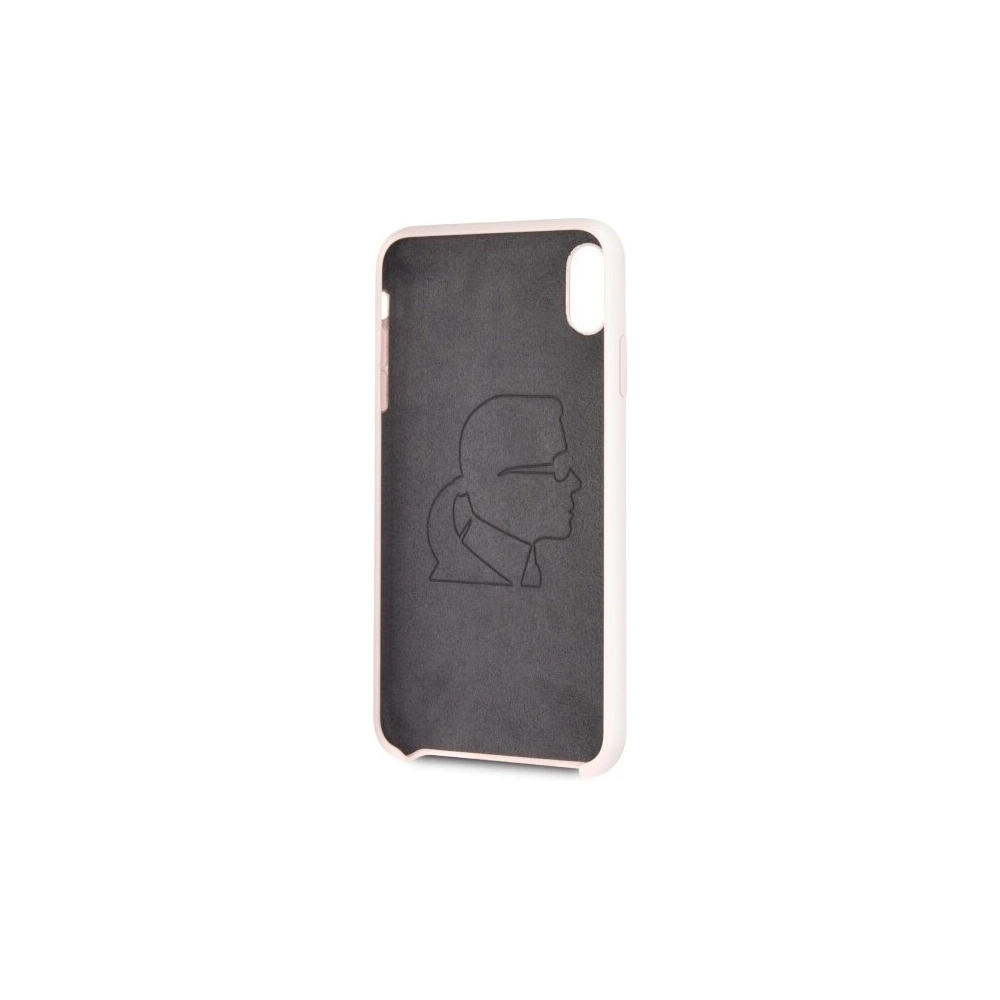 Hurtownia GSM - Karl Lagerfeld KLHCI65SLFKPI iPhone Xs Max Hardcase hellrosa/light pink Silikon Iconic - KLD057PNK - {ean13} - Hurt