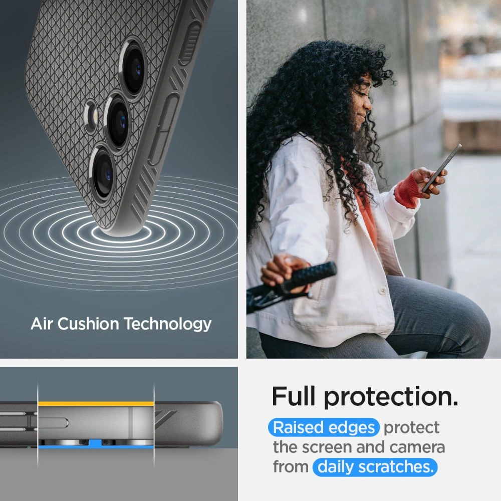 Hurtownia GSM - Etui Spigen Liquid Air Samsung Galaxy S24 Mramorově šedá - SPN3269 - {ean13} - Hurt