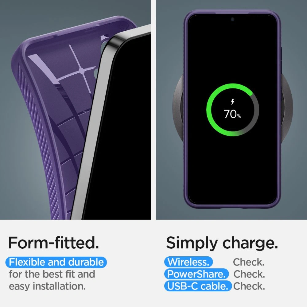 Wholesale Spigen Liquid Air Samsung Galaxy S24 Deep Purple - SPN3270 - {ean13} - Hurt