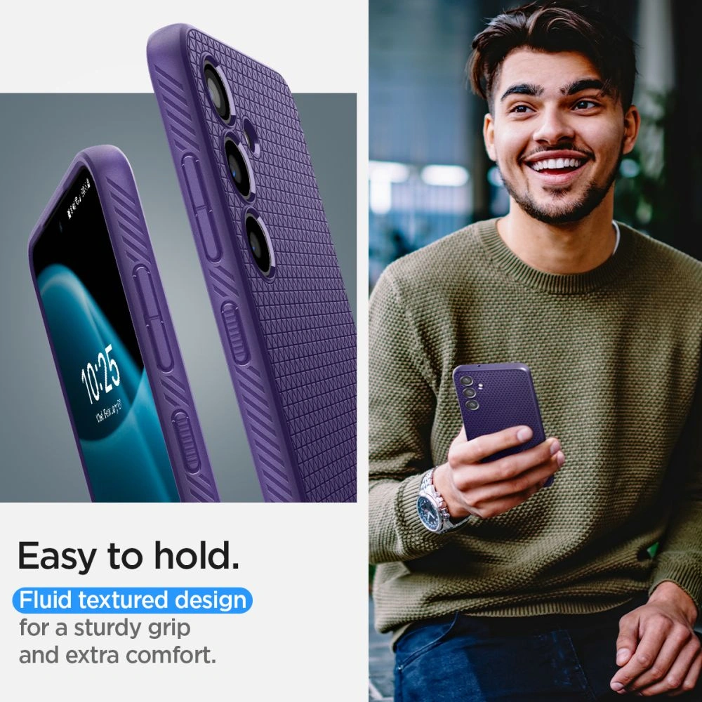 Wholesale Spigen Liquid Air Samsung Galaxy S24 Deep Purple - SPN3270 - {ean13} - Hurt