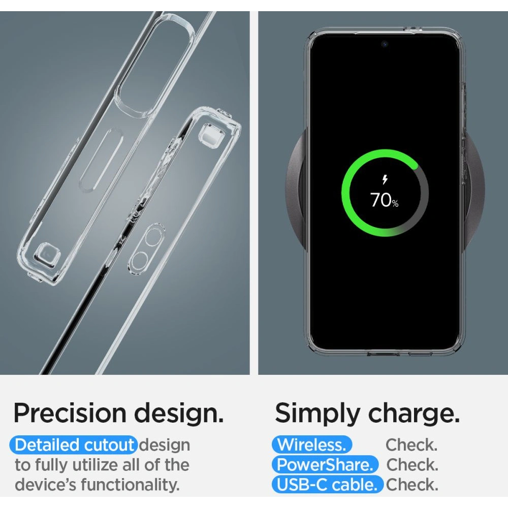Hurtownia GSM - Etui Spigen Liquid Crystal Samsung Galaxy S24 Crystal Clear - SPN3271 - {ean13} - Hurt
