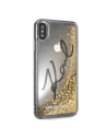 Hurtownia GSM - Karl Lagerfeld KLHCI65TRKSIGGO iPhone Xs Max aurie/gold hard case Signature Liquid Glitter Stars - KLD059GLD - {ean13} - Hurt