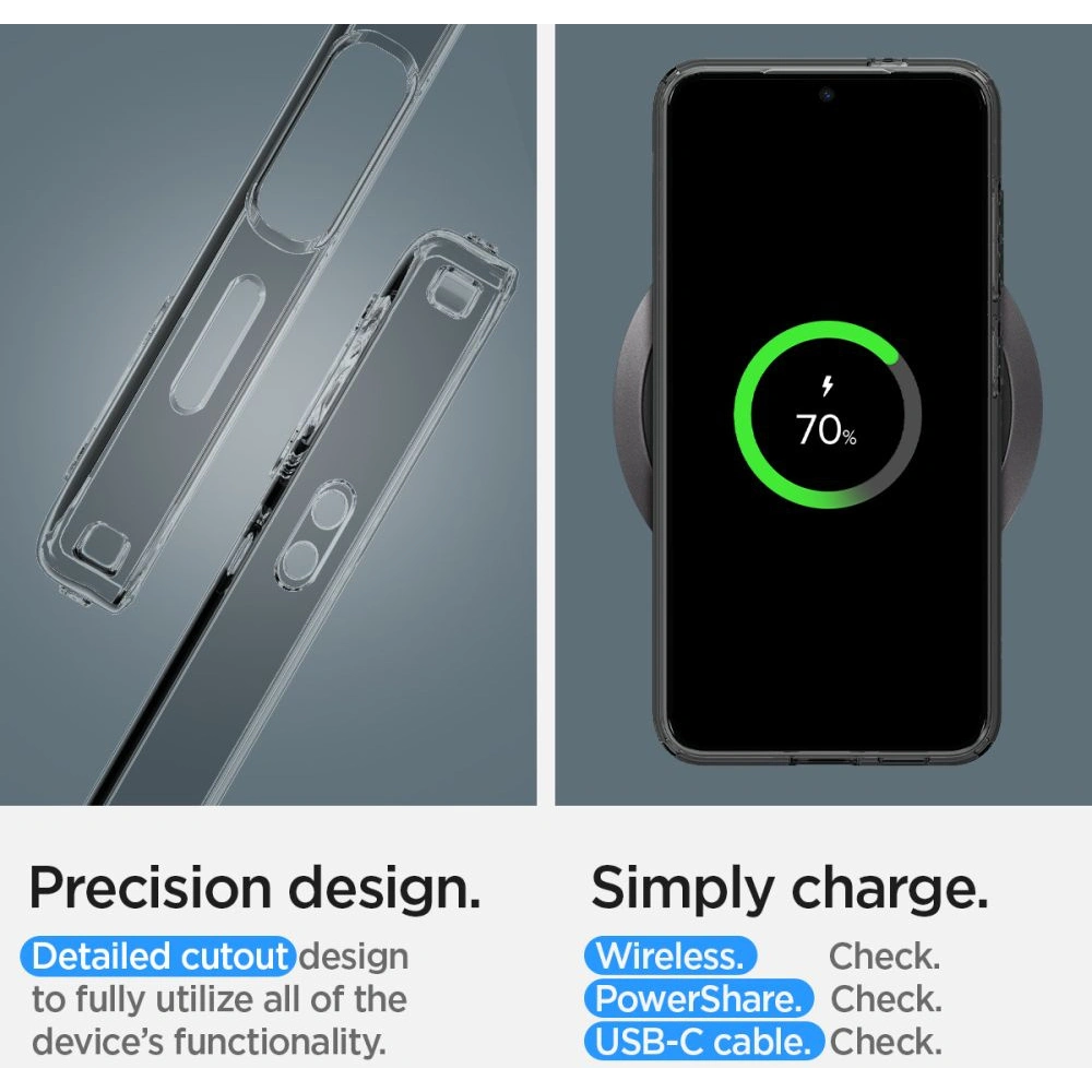 Wholesale Spigen Liquid Crystal Samsung Galaxy S24 Space Crystal - SPN3272 - {ean13} - Hurt