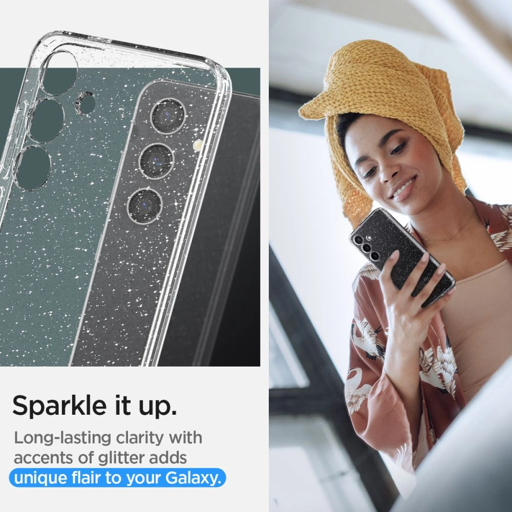 Hurtownia GSM - Case Spigen Liquid Crystal Samsung Galaxy S24 Glitter Crystal - SPN3273 - {ean13} - Hurt