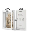 Wholesale Karl Lagerfeld KLHCI65TRKSIGGO iPhone Xs Max gold hard case Signature Liquid Glitter Stars - KLD059GLD - {ean13} - Hurt