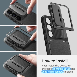 Etui Spigen Optik Armor Samsung Galaxy S24 Black