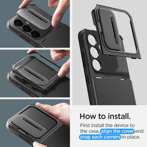 Etui Spigen Optik Armor Samsung Galaxy S24 Black