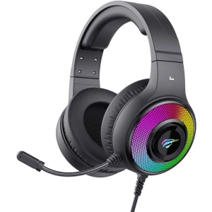 Hurtownia GSM - Sluchátka na uši herní Havit H2042D RGB černé - HVT261 - {ean13} - Hurt
