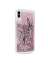 Hurtownia GSM - Karl Lagerfeld KLHCI65TRKSIGPI iPhone Xs Max roz/pink hard case Signature Liquid Glitter Stars - KLD060PNK - {ean13} - Hurt