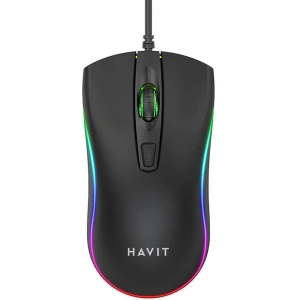 Wholesale Havit MS72 wired mouse black - HVT266 - {ean13} - Hurt
