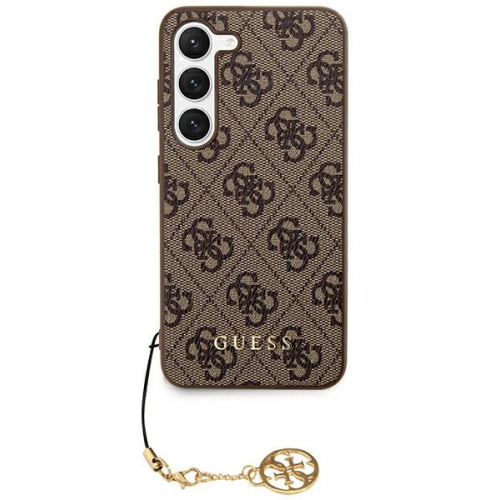 Hurtownia Guess - 3666339241582 - GUE3160 - Etui Guess GUHCS24MGF4GBR Samsung Galaxy S24+ Plus hardcase 4G Charms Collection brązowy/brown - B2B homescreen
