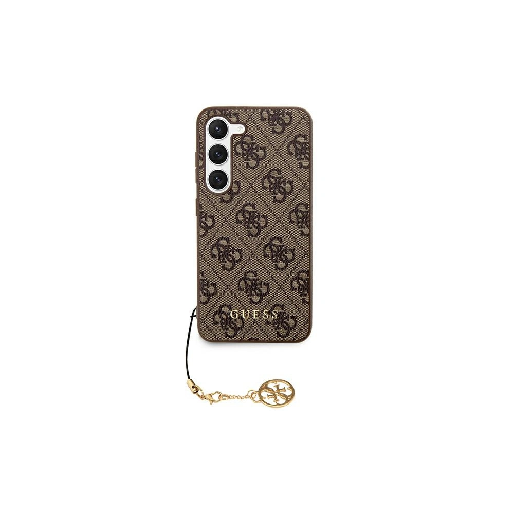 Hurtownia GSM - Etui Guess GUHCS24MGF4GBR Samsung Galaxy S24+ Plus hardcase 4G Charms Collection brązowy/brown - GUE3160 - {ean13} - Hurt