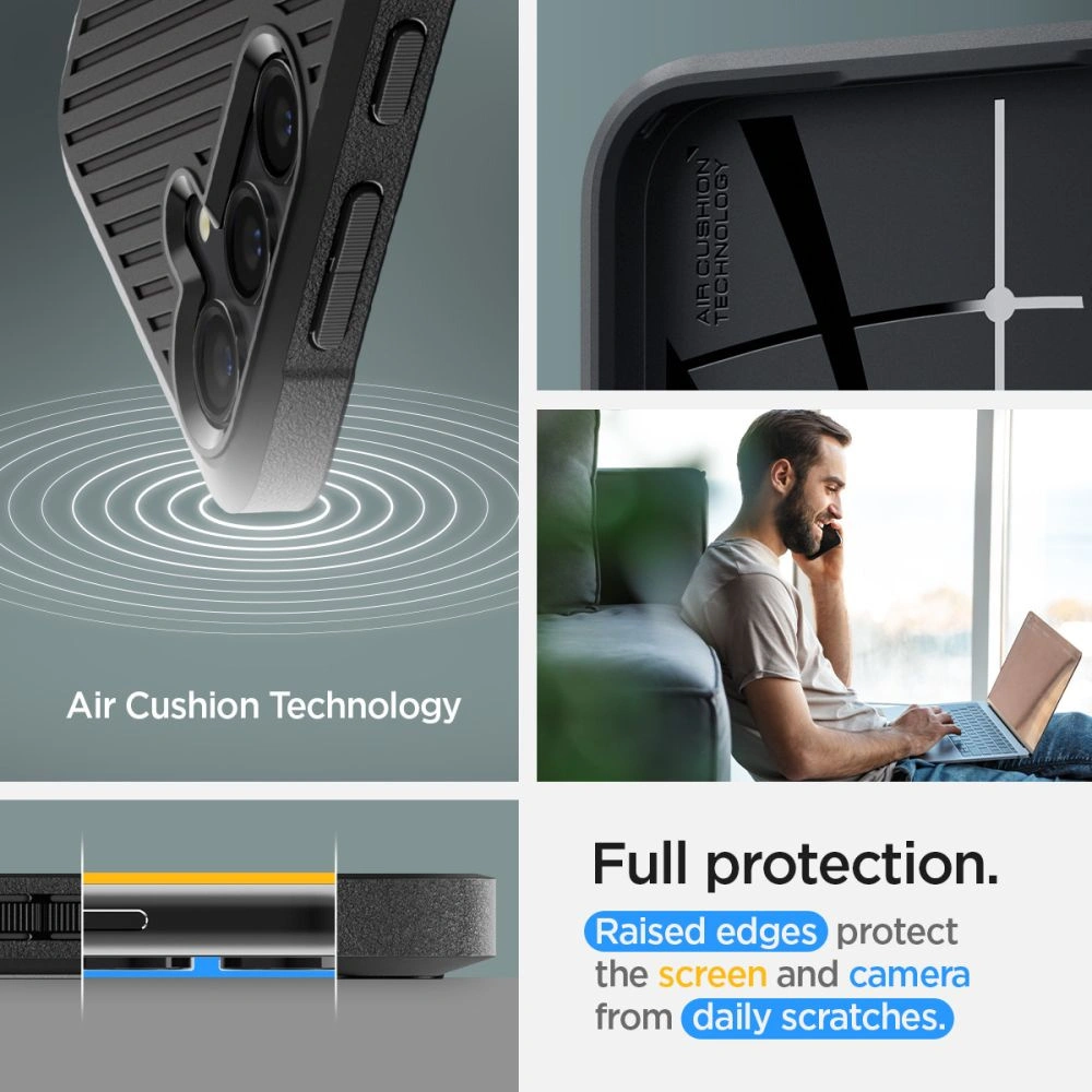 Hurtownia GSM - Etui Spigen Core Armor Samsung Galaxy S24 Matt Fekete - SPN3286 - {ean13} - Hurt