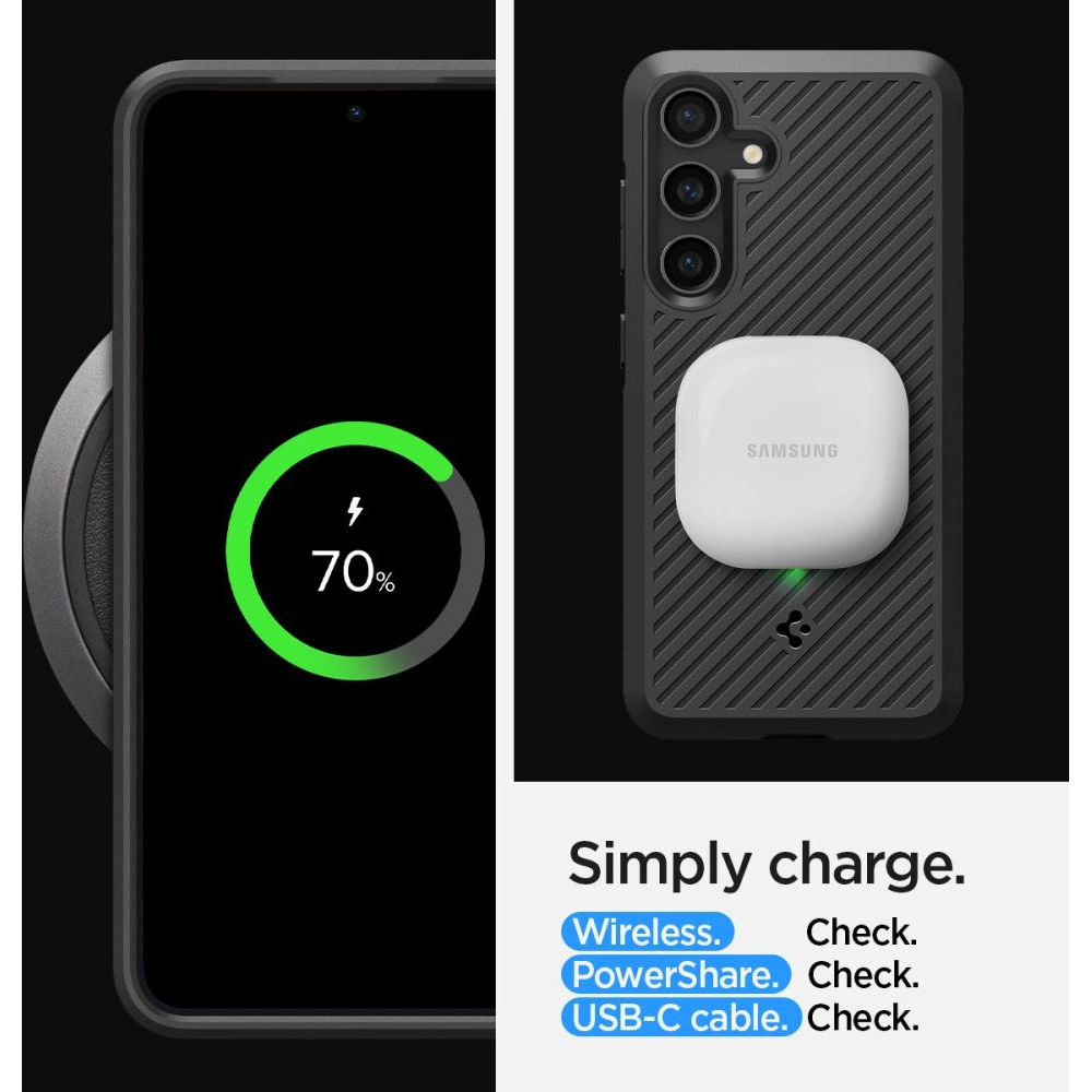 Wholesale Spigen Core Armor Samsung Galaxy S24 Matte Black - SPN3286 - {ean13} - Hurt