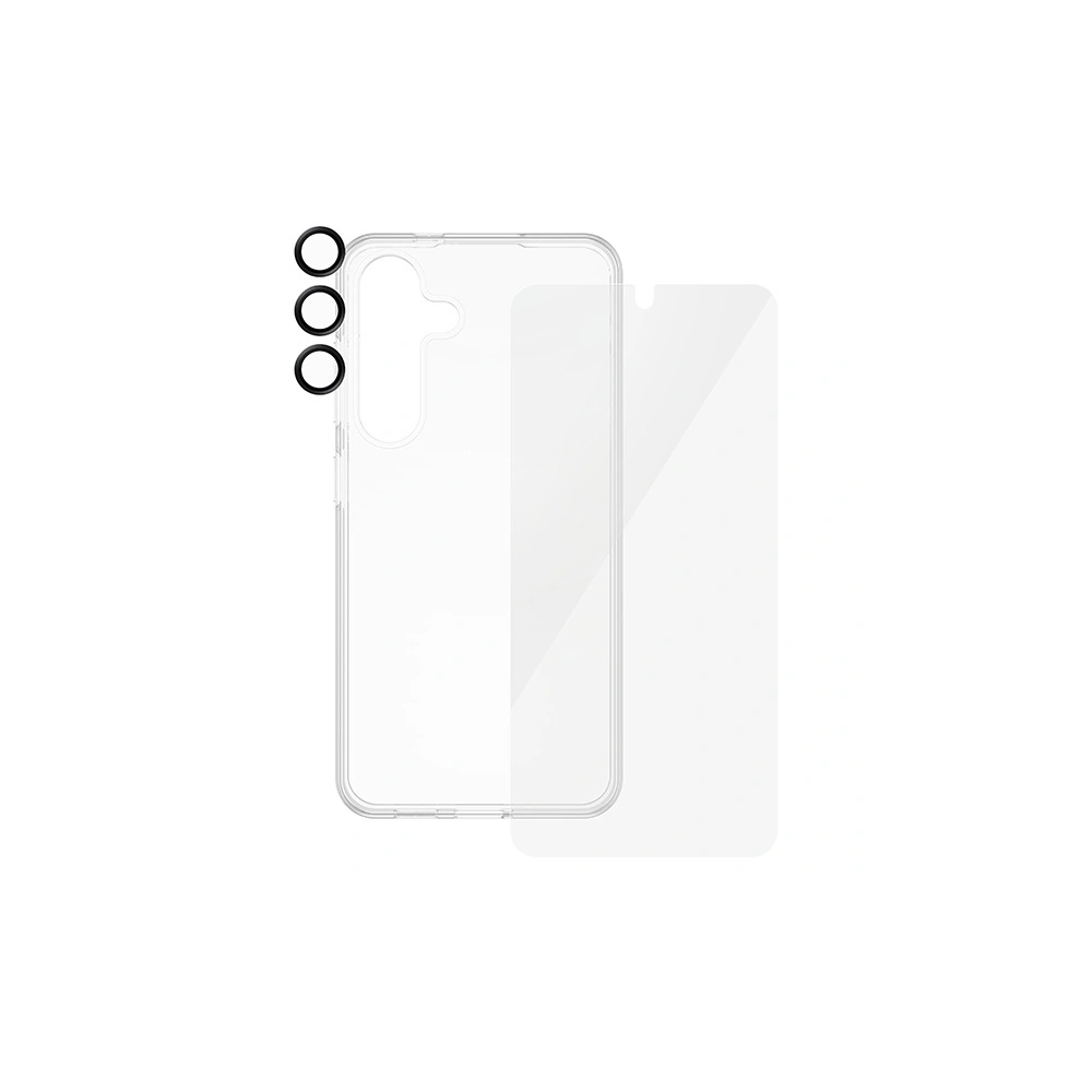 Hurtownia GSM - Zestav SAFE od PanzerGlass Samsung Galaxy S24 Bundle 3in1 Hardcase + Ochranná fólie + Objektiv kamery - PZG572 - {ean13} - Hurt