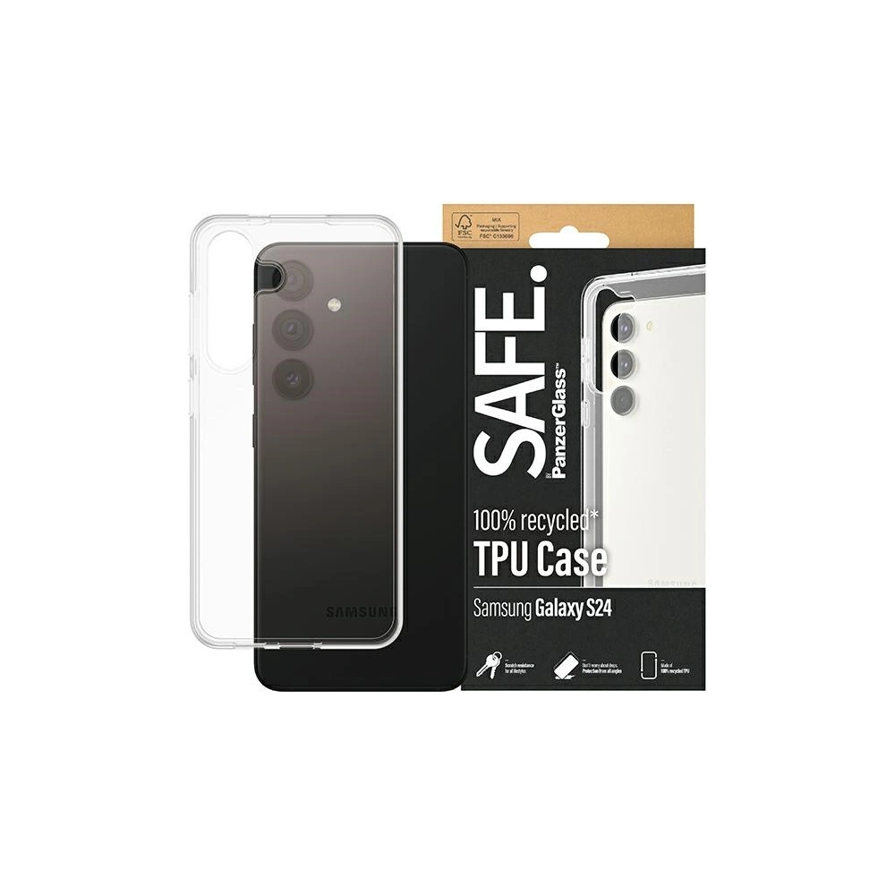 Hurtownia GSM - Case SAFE von PanzerGlass Samsung Galaxy S24 Hardcase transparent/ durchsichtigen - PZG574 - {ean13} - Hurt