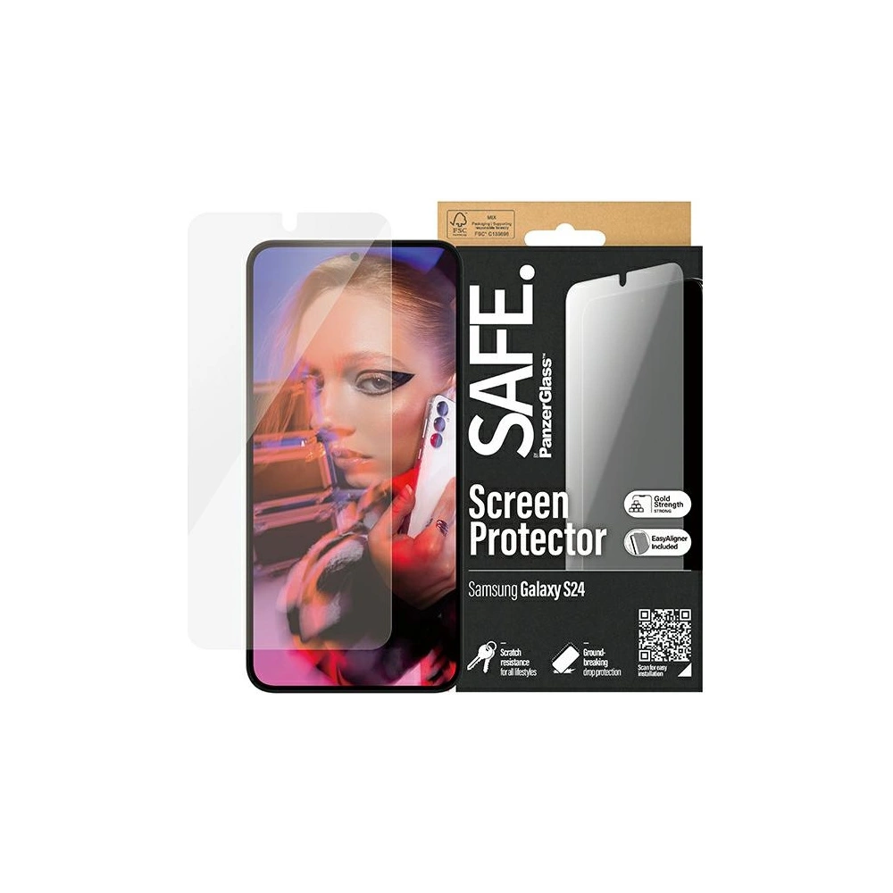 Hurtownia GSM - Securizarea ecranului din sticlă întărită SAFE de PanzerGlass Samsung Galaxy S24 Ultra-Wide Fit - PZG575 - {ean13} - Hurt