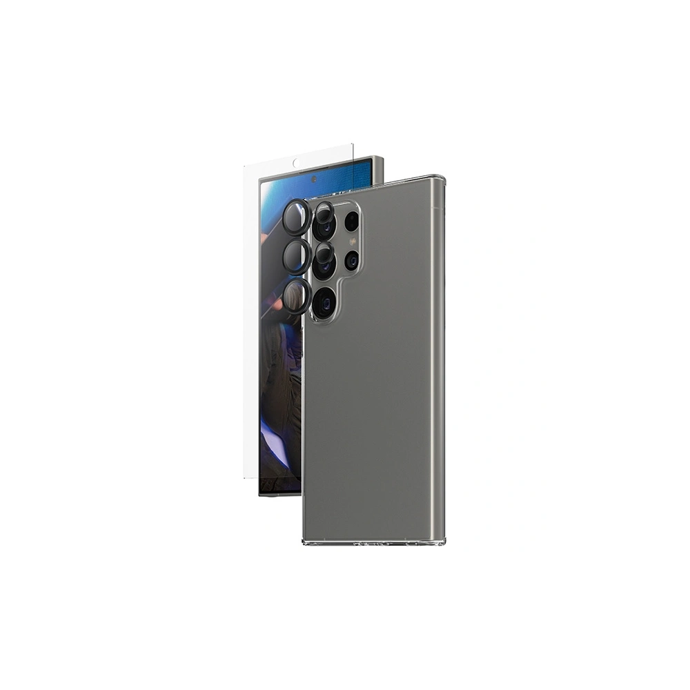 Hurtownia GSM - SAFE csomag PanzerGlass Samsung Galaxy S24 Ultra Bundle 3in1 Hardcase + Képernyővédő + Kamera Lencse - PZG576 - {ean13} - Hurt