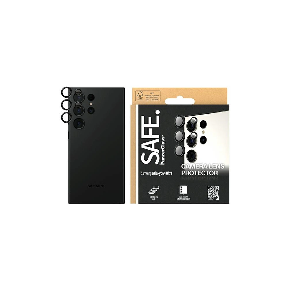 Wholesale SAFE by PanzerGlass Samsung Galaxy S24 Ultra Hoops Camera black - PZG579 - {ean13} - Hurt