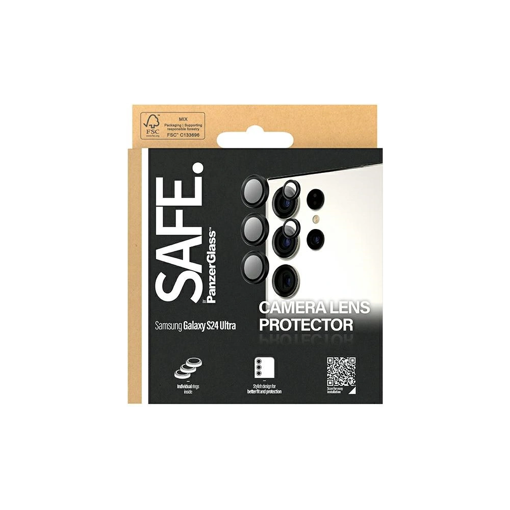 Wholesale SAFE by PanzerGlass Samsung Galaxy S24 Ultra Hoops Camera black - PZG579 - {ean13} - Hurt