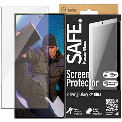 Hurtownia PanzerGlass - 5711724956683 - PZG580 - Szkło hartowane SAFE by PanzerGlass Samsung Galaxy S24 Ultra Screen Protection Ultra-Wide Fit - B2B homescreen