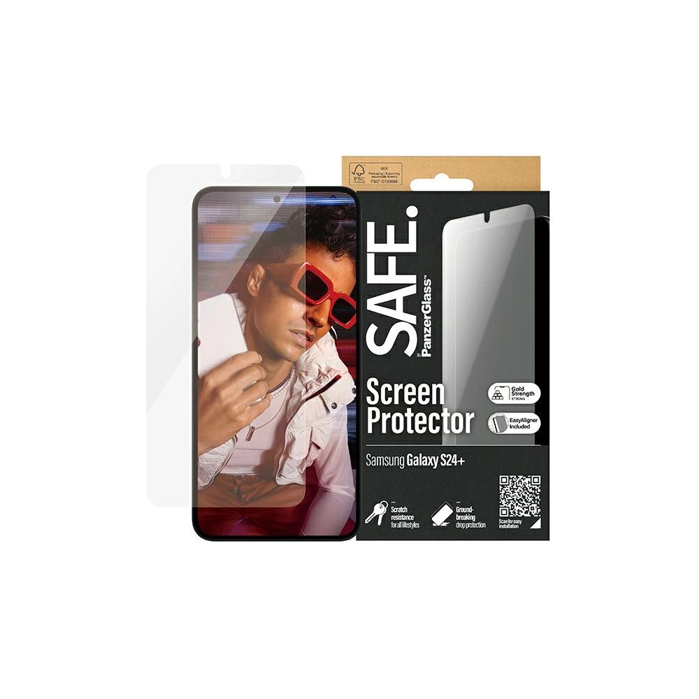 Hurtownia GSM - Securizare din sticlă SAFE de la PanzerGlass pentru Samsung Galaxy S24+ Plus Protecție pentru ecran Ultra-Wide Fit - PZG585 - {ean13} - Hurt