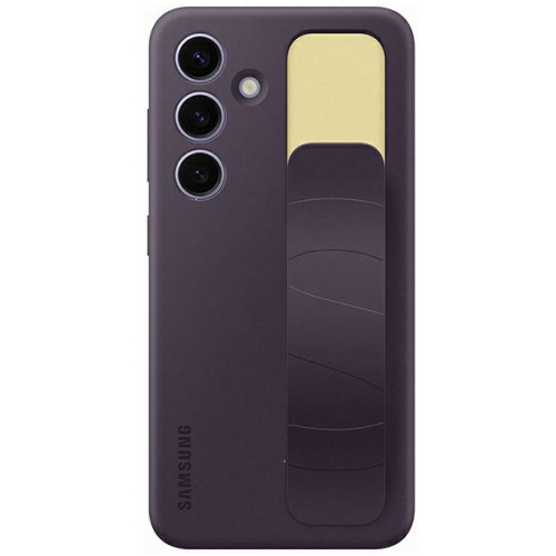 Samsung Distributor - 8806095365732 - SMG1012 - Samsung EF-GS921CEEGWW Samsung Galaxy S24 Standing Grip Case dark violet - B2B homescreen